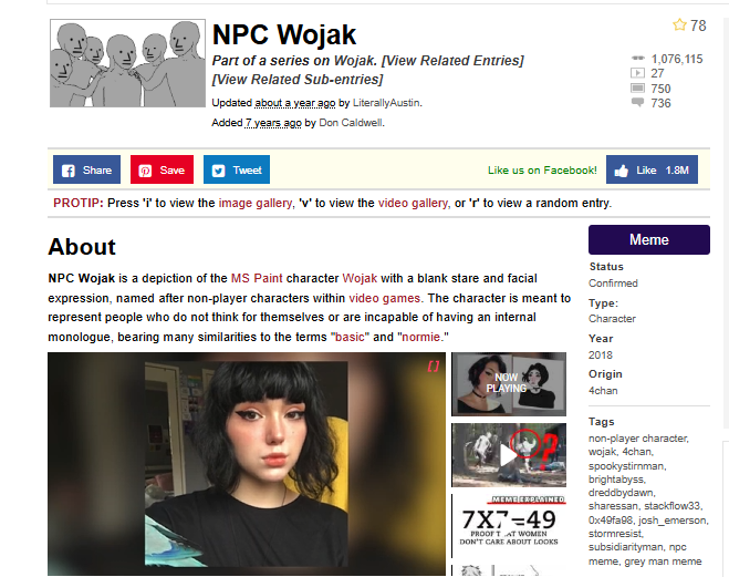 NPC Wojak - Know Your Meme